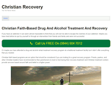 Tablet Screenshot of christiandrugandalcoholtreatmentrecovery.com